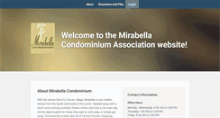 Desktop Screenshot of mirabellacoa.com
