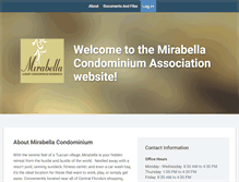 Tablet Screenshot of mirabellacoa.com